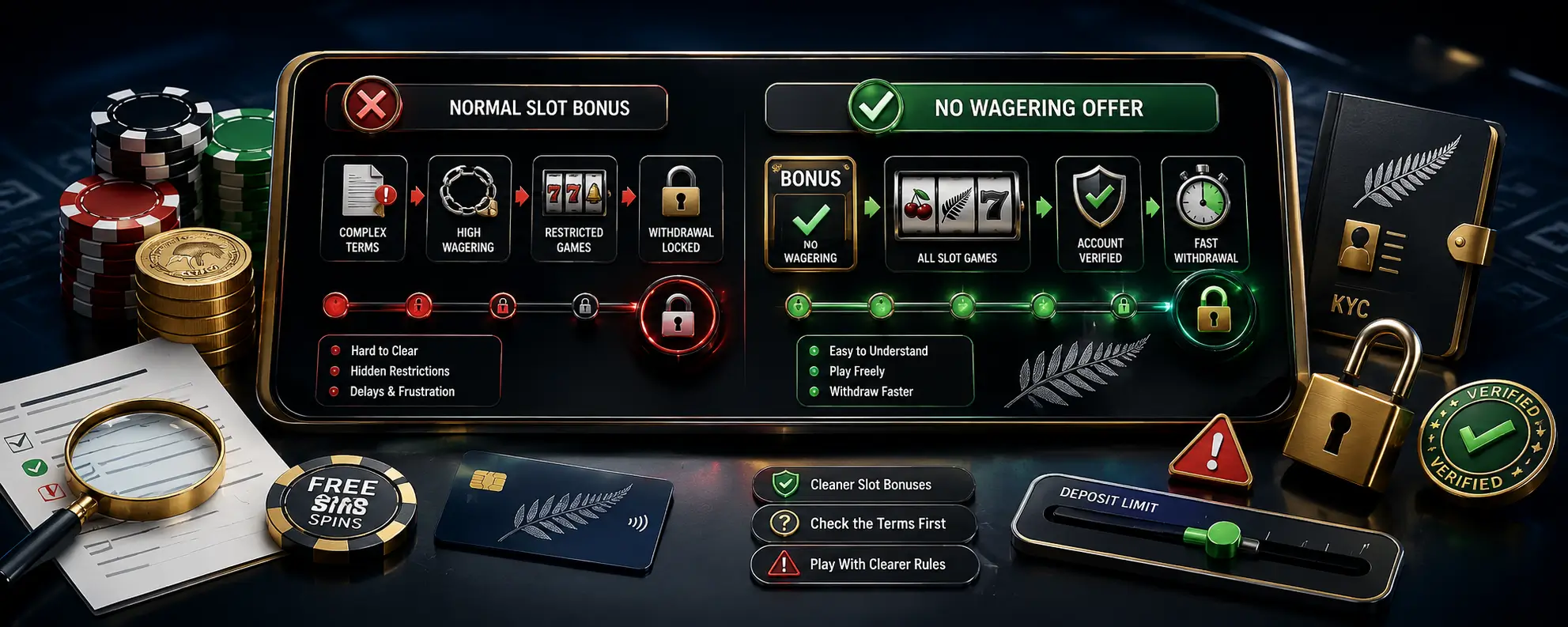 What “slots no wagering” really means